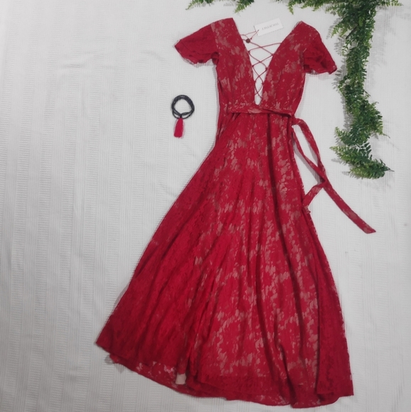 NWT The Jetset Diaries Piazza Ruby Maxi Dress S - Picture 2 of 7